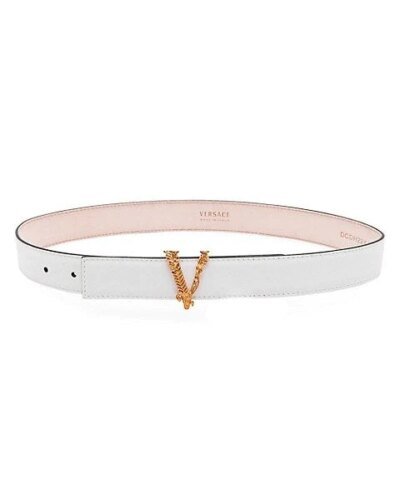 Versace Virtus Leather Belt