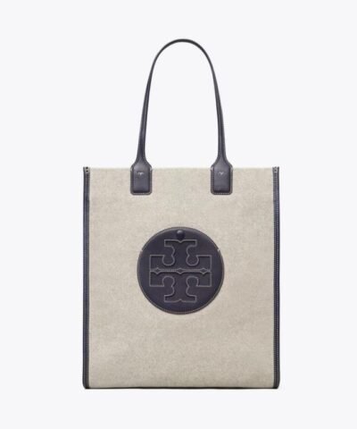 Tory Burch Ella Canvas Tall Tote Bag