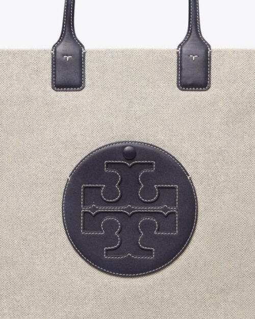 Tory Burch Ella Canvas Tall Tote Bag