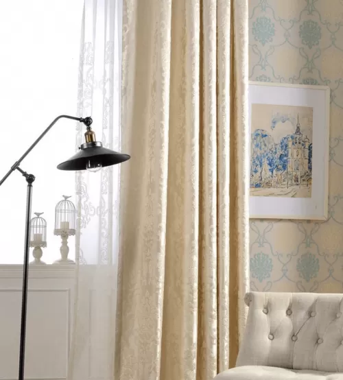 Simba Deco Luxury Jacquard Blind Drapes Window Panel