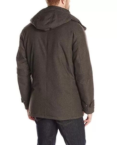 RAINFOREST Men's Parka with Removable Hood