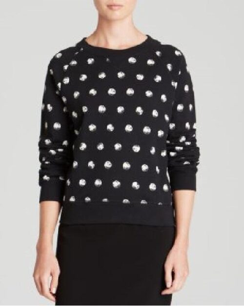 Moschino Women's Pearl Print Sweatshirt