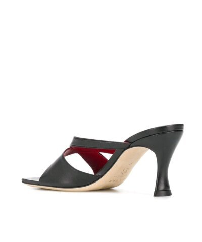 By Far Kitty Square Toe Mules