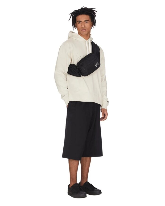 Y-3 Distressed Signature Hoodie