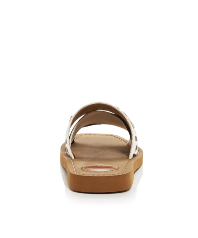 Chloé Women's Woody Embroidered Logo Slide Sandals