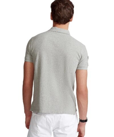 Polo Ralph Lauren Big Pony Custom Slim Fit Mesh Polo Shirt