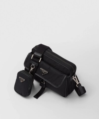 Prada Re-Nylon and Saffiano Leather Shoulder Bag