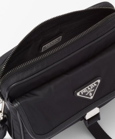 Prada Re-Nylon and Saffiano Leather Shoulder Bag