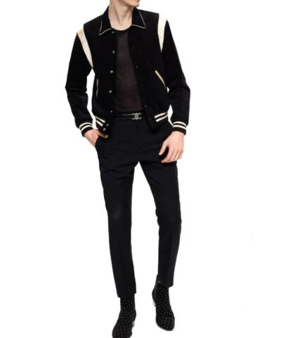 Celine Men's Teddy Jacket In Corduroy