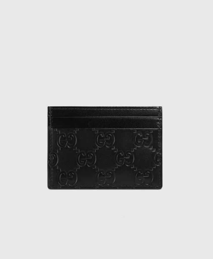 Gucci Signature Leather Card Case