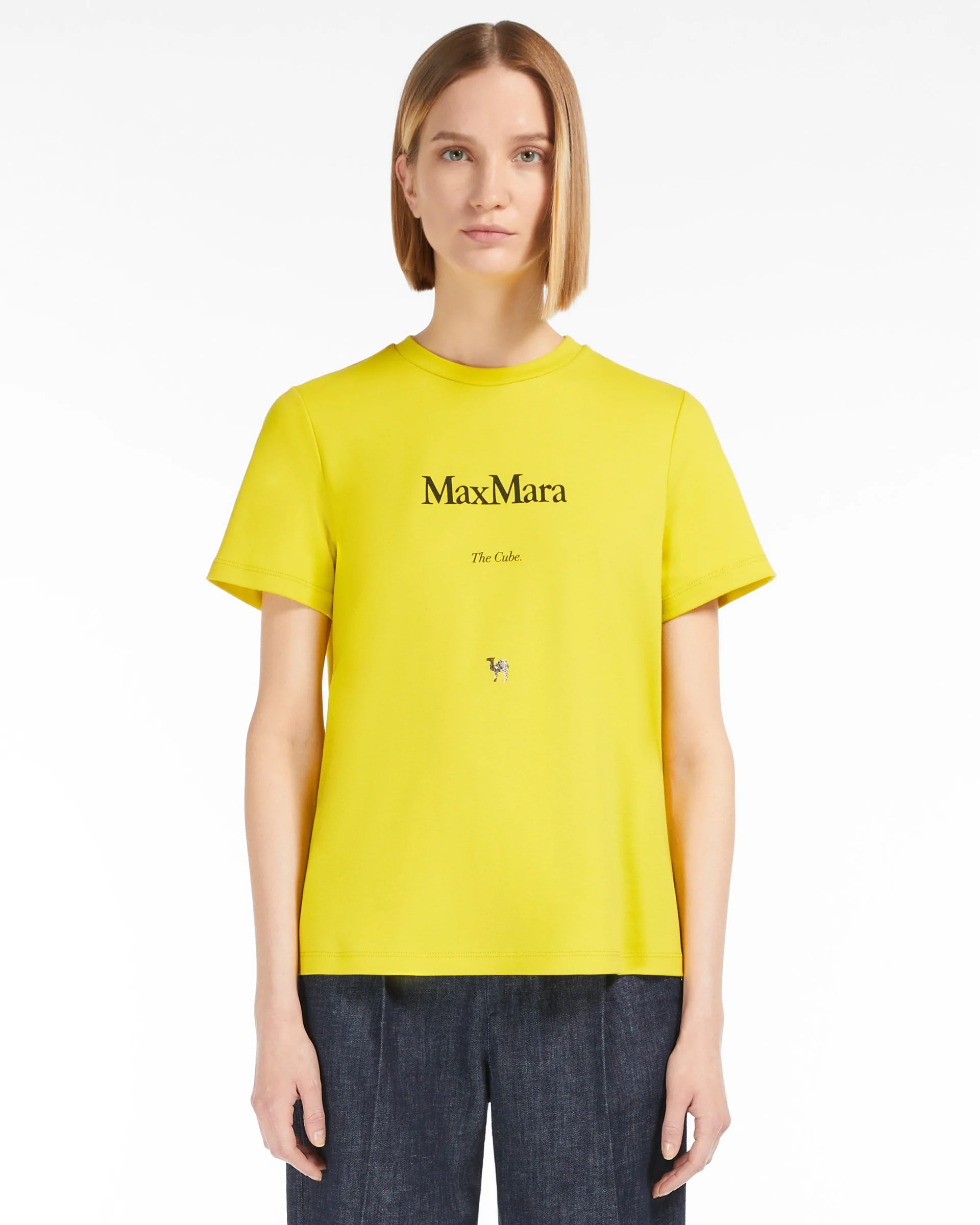 S' Max Mara Giga Logo Print T-Shirt