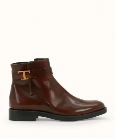 Tod's Timeless Ankle Boots In Leather