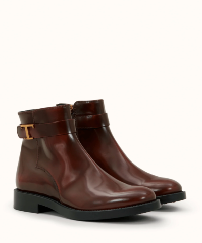 Tod's Timeless Ankle Boots In Leather