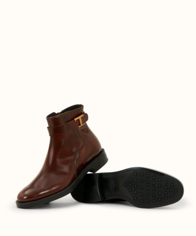 Tod's Timeless Ankle Boots In Leather