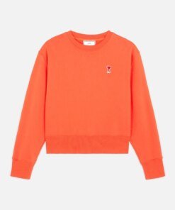 AMI Alexandre Mattiussi Crewneck Sweatshirt With Ami De Coeur Logo