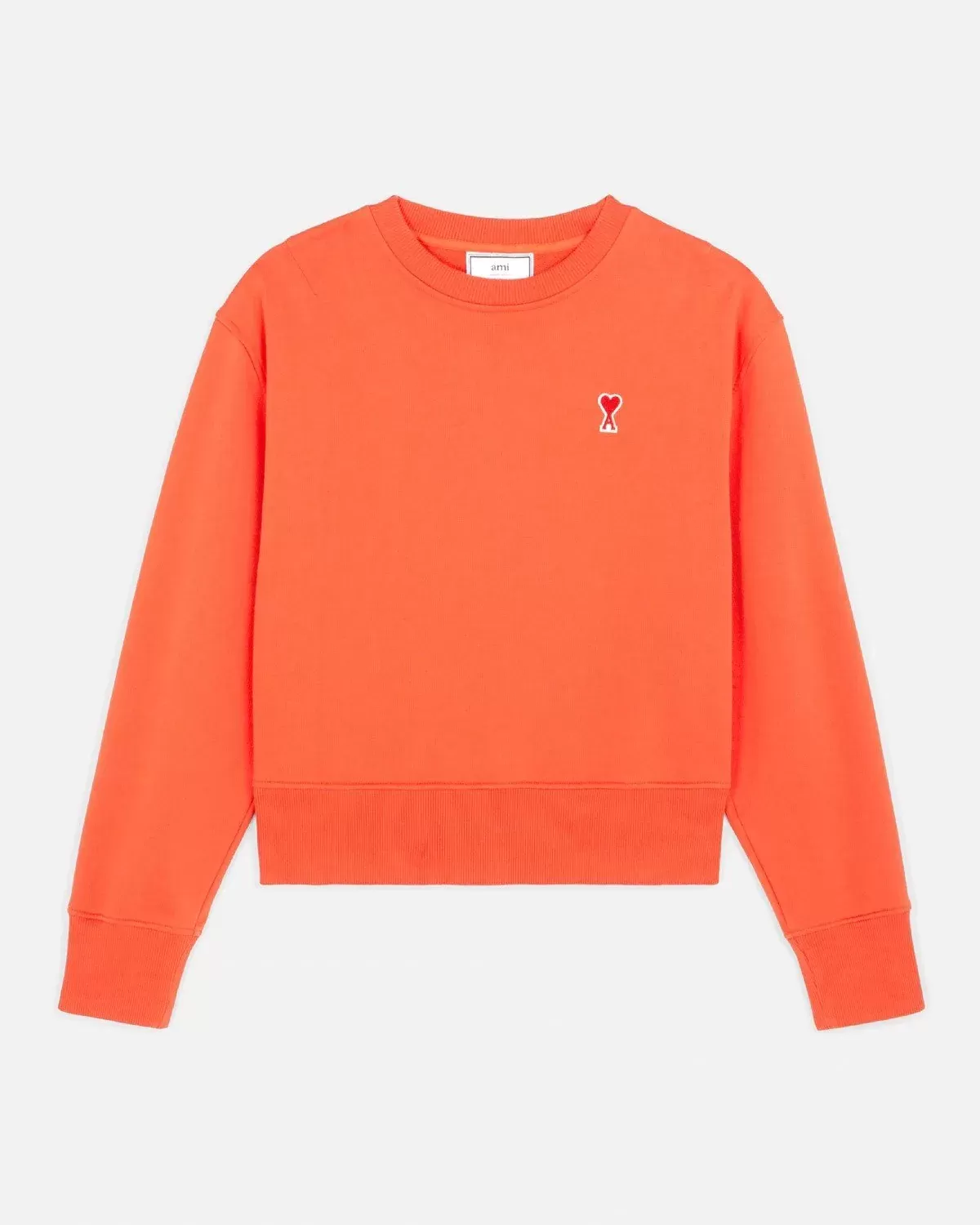 AMI Alexandre Mattiussi Crewneck Sweatshirt With Ami De Coeur Logo