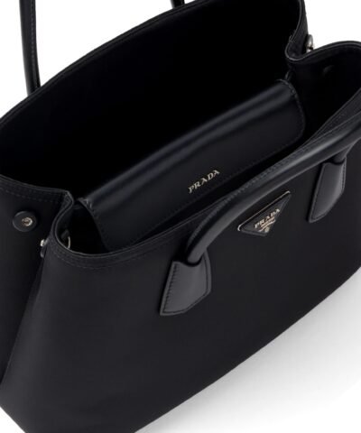 Prada Double Nylon And Saffiano Leather Bag