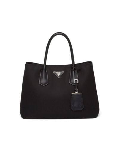 Prada Double Nylon And Saffiano Leather Bag