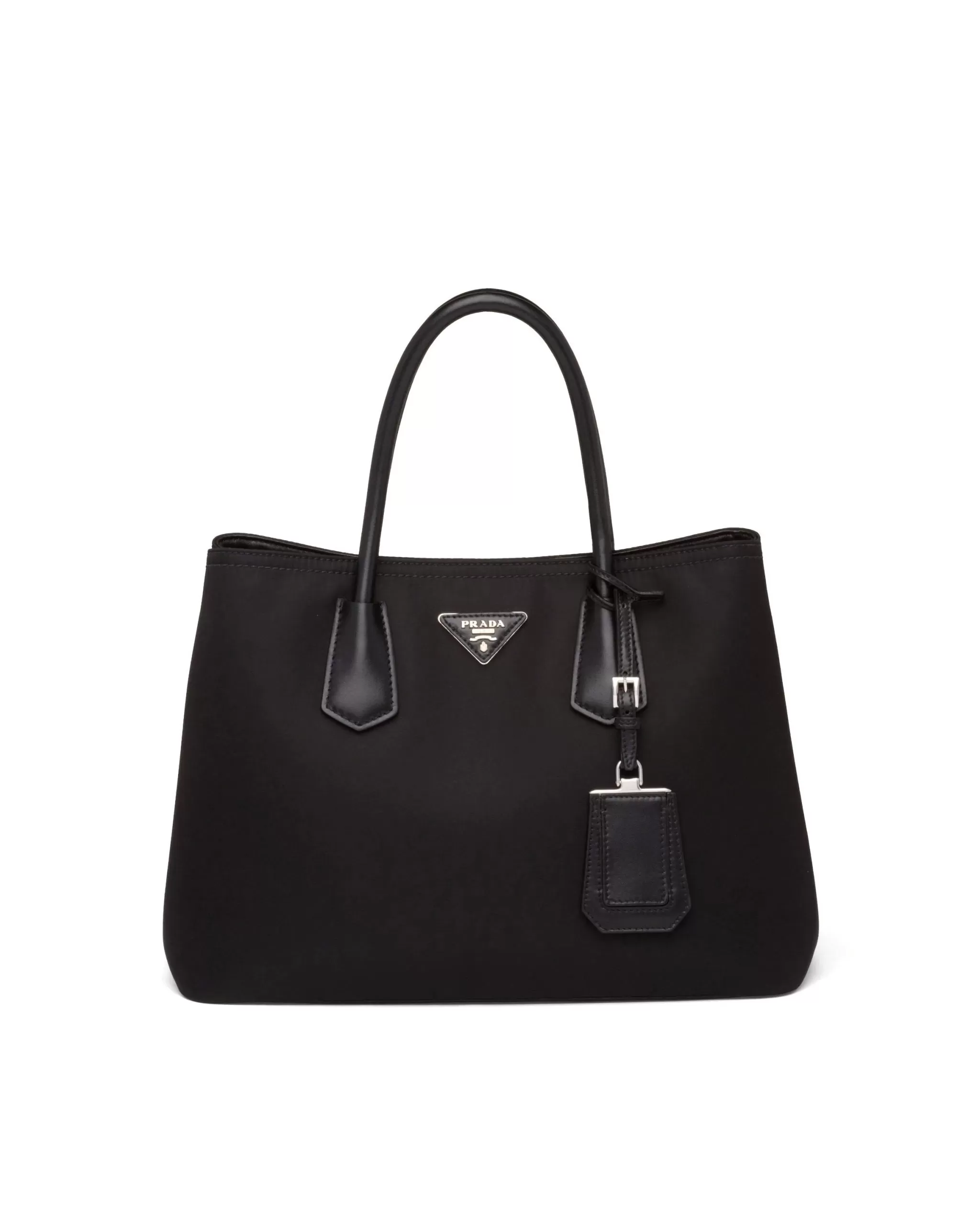 Prada Double Nylon And Saffiano Leather Bag