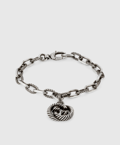 Gucci Silver bracelet with Interlocking G