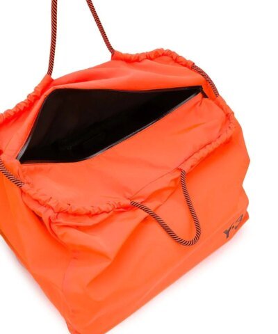 Y-3 Oversized Logo Print Tote Bag