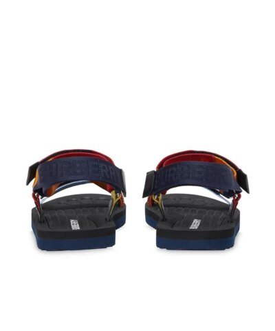 Burberry Women's Patterson Colorblock Logo Sport Sandals
