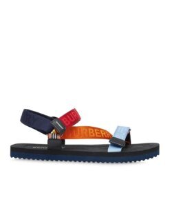 Burberry Patterson Colorblock Logo Sport Sandals