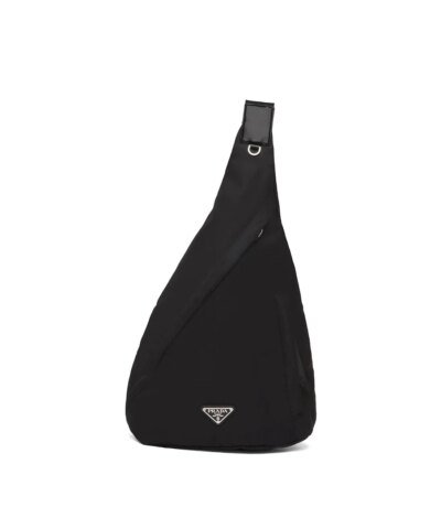 Prada Re-Nylon Logo-Plaque Backpack