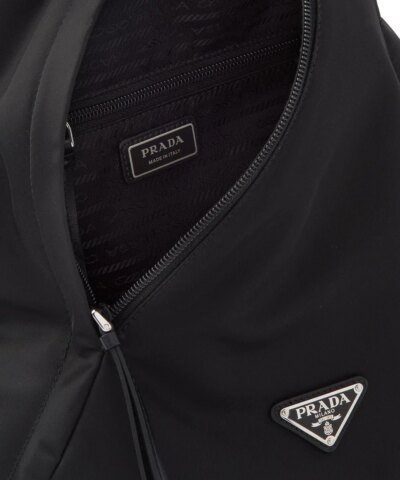 Prada Re-Nylon Logo-Plaque Backpack