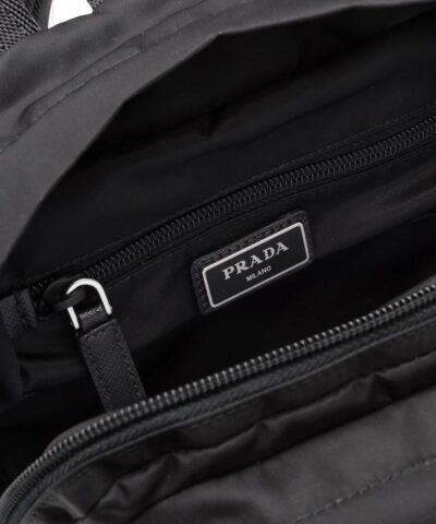 Prada Nylon Backpack In Black