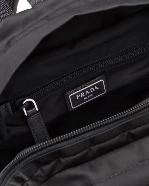 Prada Nylon Backpack In Black