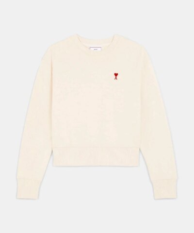 AMI Alexandre Mattiussi Crewneck Sweatshirt With Ami De Coeur Logo