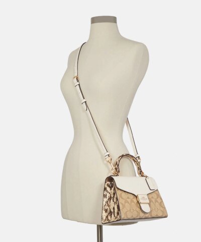 Coach Pepper Satchel In Signature Canvas