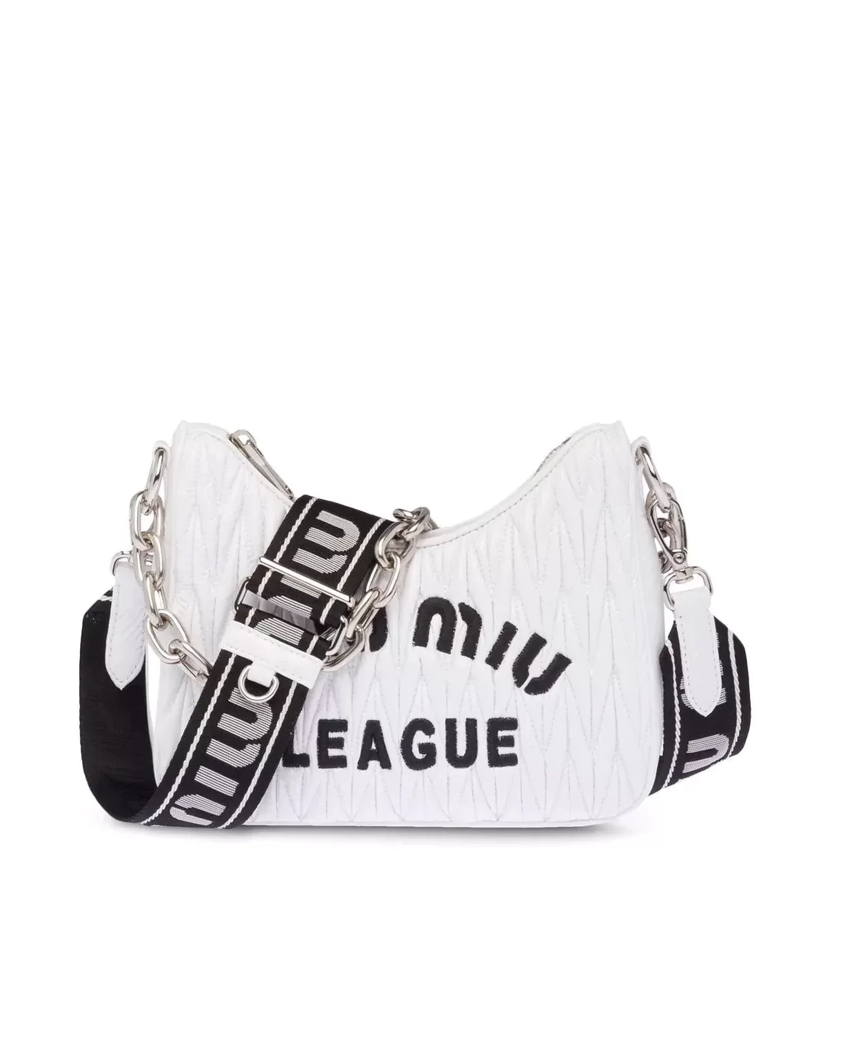 Miu Miu Ciré Matelassé Shoulder Bag