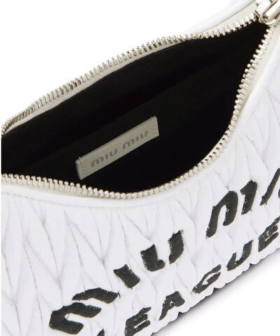 Miu Miu Ciré Matelassé Shoulder Bag