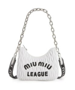 Miu Miu Ciré Matelassé Shoulder Bag