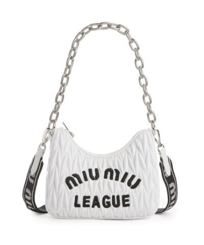 Miu Miu Ciré Matelassé Shoulder Bag