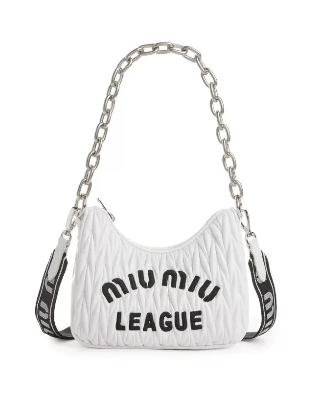 Miu Miu Ciré Matelassé Shoulder Bag