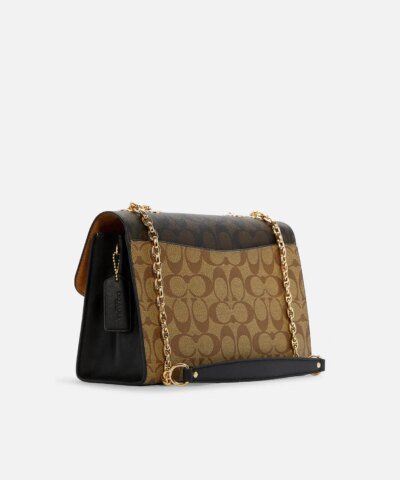 Coach Lane Shoulder Bag In Colorblock Signature Canvas