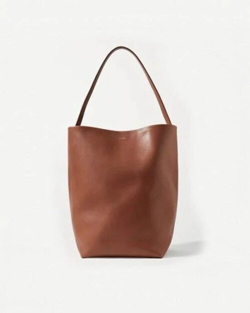 The Row Park Medium Leather Tote
