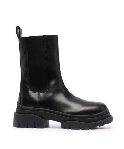 Ash Black Storm Chunky-Sole Boots