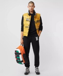 Burberry Men's Monogram Motif Cotton Jogging Pants