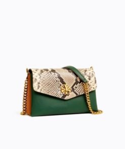 Tory Burch Green Kira Exotic Mini Bag