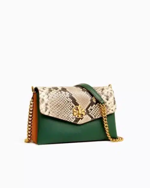 Tory Burch Green Kira Exotic Mini Bag