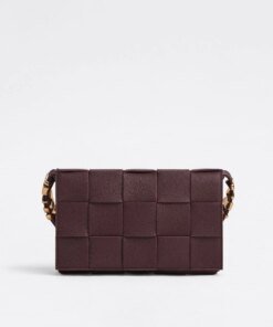 Bottega Veneta Cassette Leather Crossbody Bag, Penny