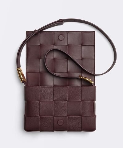 Bottega Veneta Cassette Leather Crossbody Bag, Penny