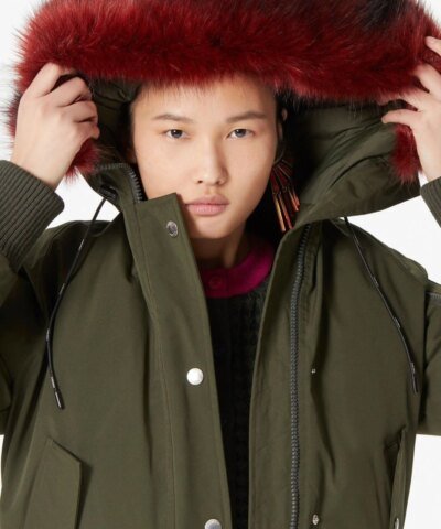 Kenzo Short Parka Jacket With Hood