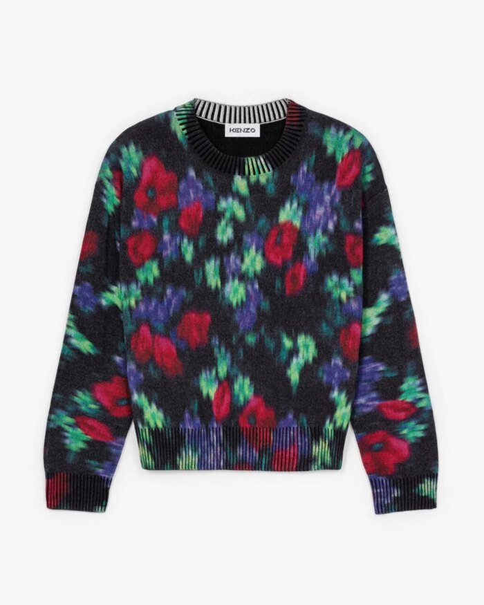 Kenzo 'Blurred Flowers' Jumper