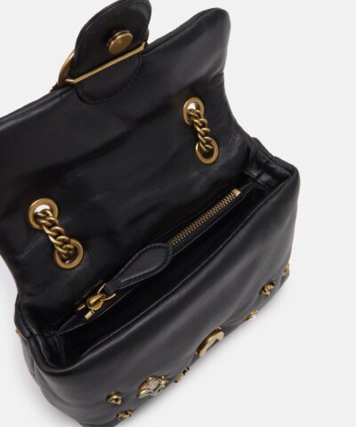 Pinko Mini Love Bag Puff Summer Pins, Black