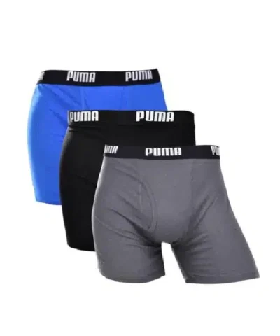 Puma Men's 3 Pack Cotton Boxer Briefs